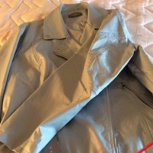Faux leather jacket